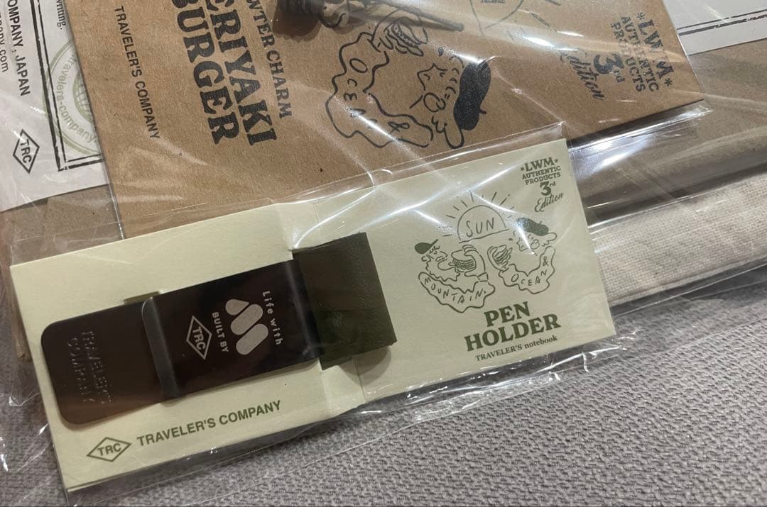 新品 モスバーガー トラベラーズ ノート オリーブセット 3rd Edition