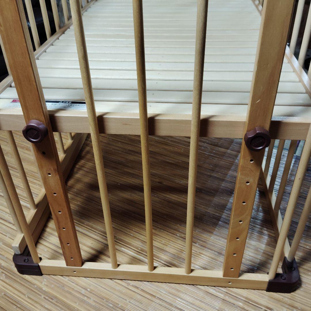 ベビーベッド　ファルスカfarska ベッドサイドベッド03 添い寝安全ベルト