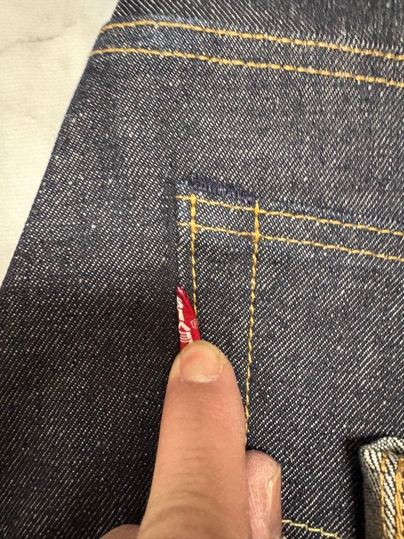 【美品】Levi's 501-3516 セルビッチ BIG E W33 L34