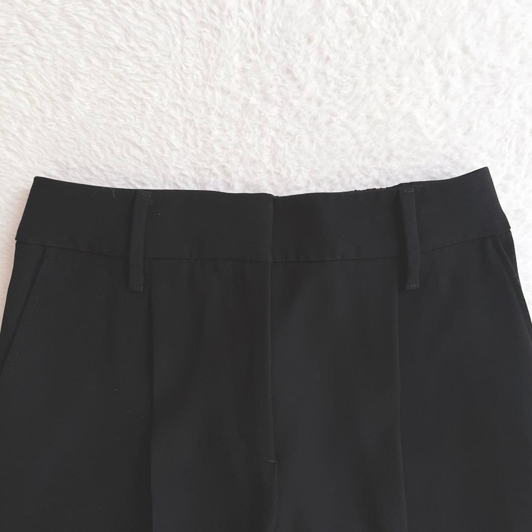 美品✨プラステ ノーカラージャケット パンツスーツ セットアップ ブラック L