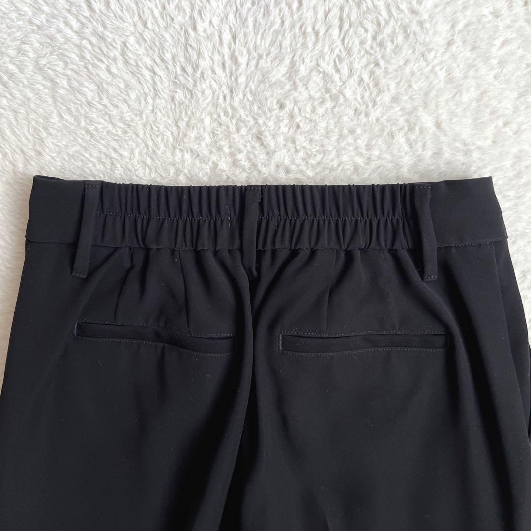 美品✨プラステ ノーカラージャケット パンツスーツ セットアップ ブラック L