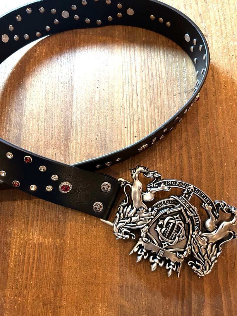 【BIRTH OF  CHILD】ライオンメダルレザーベルト S/M