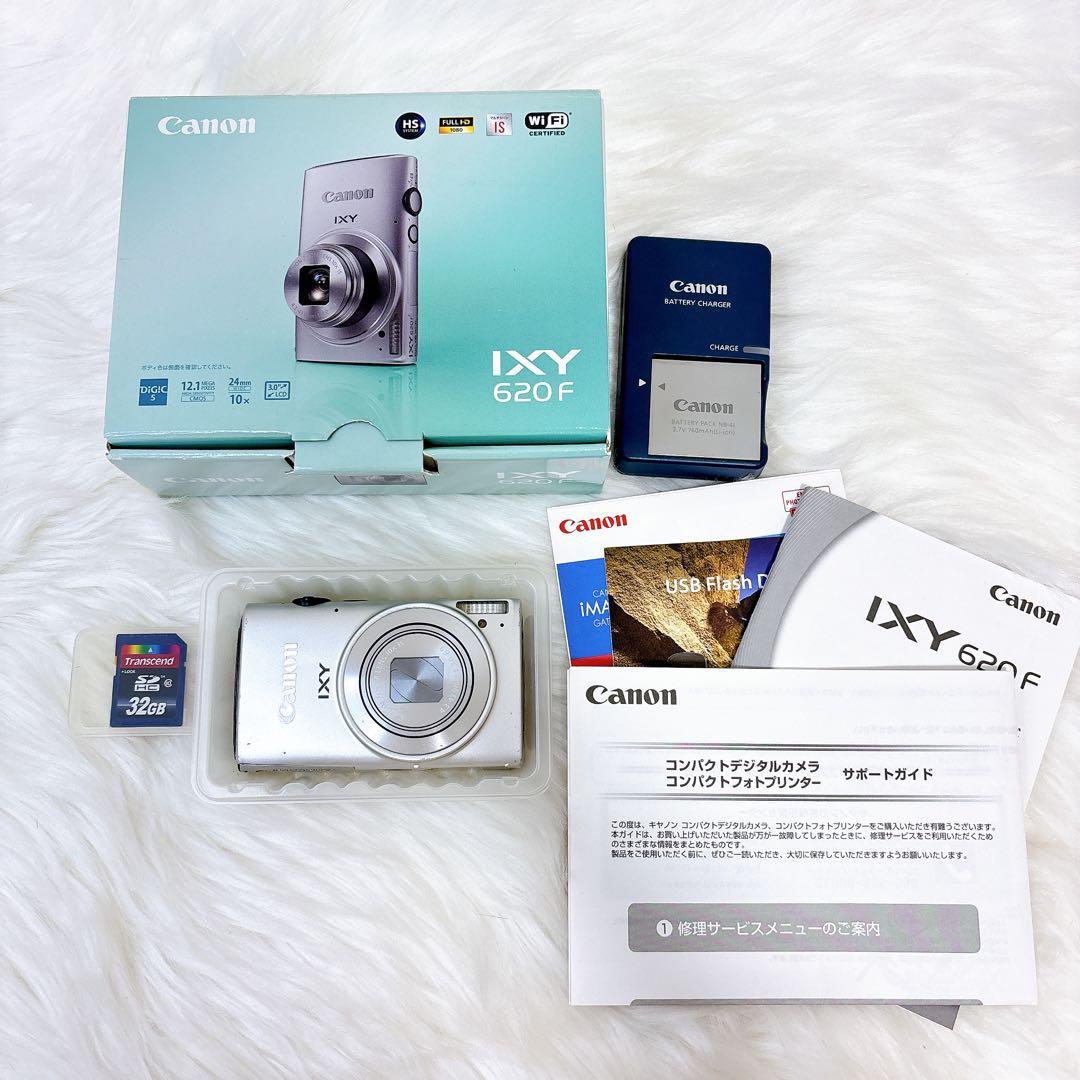 Canon IXY 620F デジカメWi-Fi対応 コンデジ　コンパクト　箱付