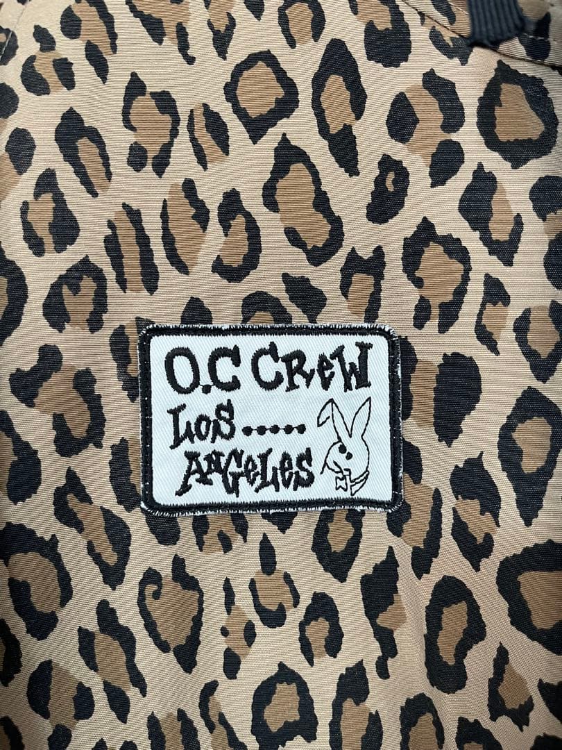 O.C. CREW オーシークルー レオパード ヒョウ柄 厚手マウンテンパーカー