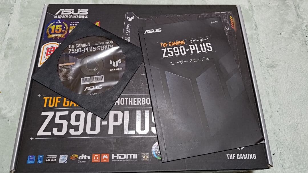 【マザーボード】TUF Gaming Z590-PLUS