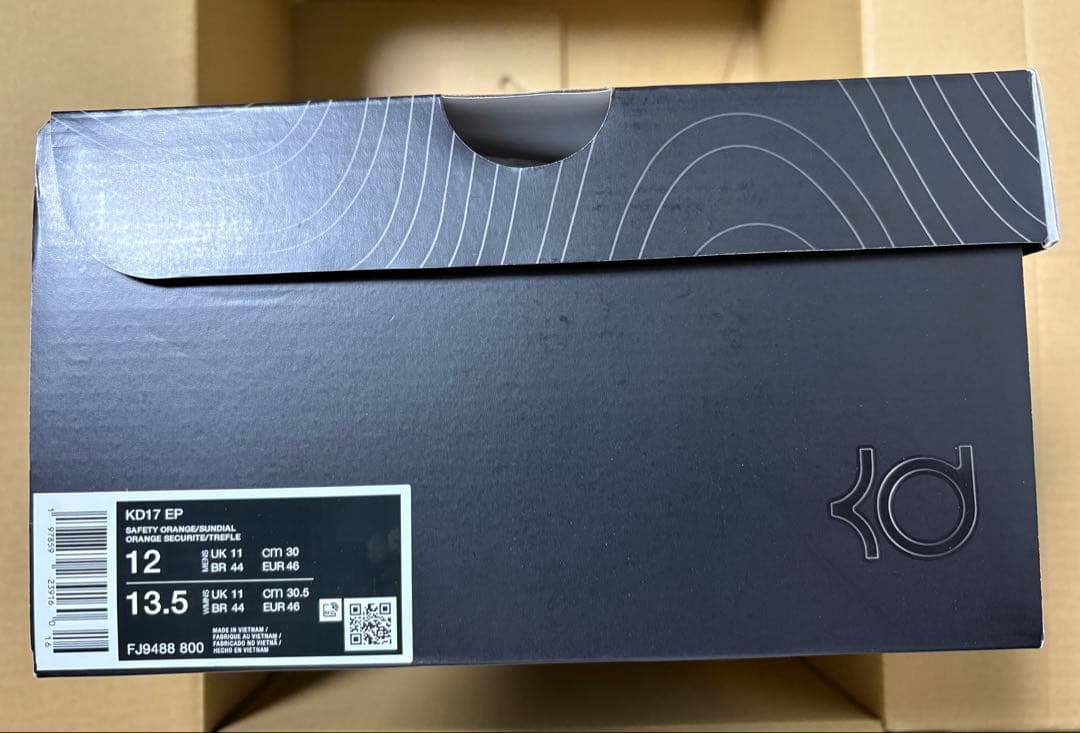 【12/14迄2000円引き価格】NIKE KD17 EP 30cm 新品未使用