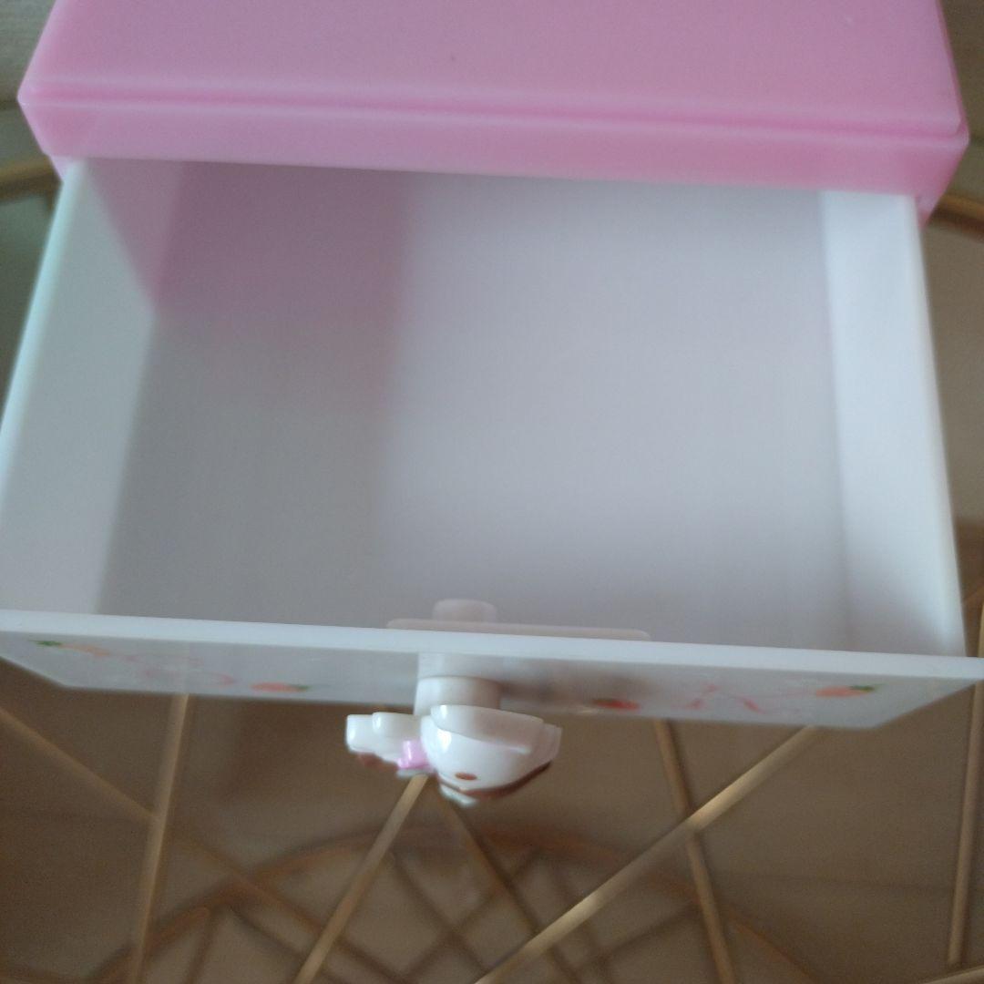 シュガーバニーズ　小物入れ　レア　サンリオ　小物入れ　ケース　引き出し　ピンク