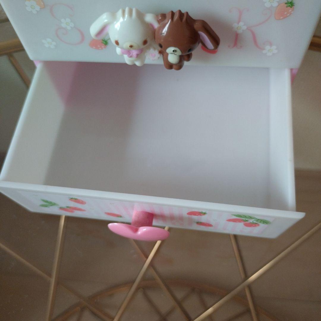 シュガーバニーズ　小物入れ　レア　サンリオ　小物入れ　ケース　引き出し　ピンク