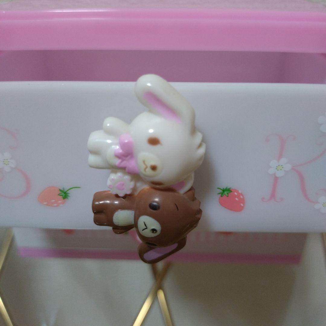 シュガーバニーズ　小物入れ　レア　サンリオ　小物入れ　ケース　引き出し　ピンク