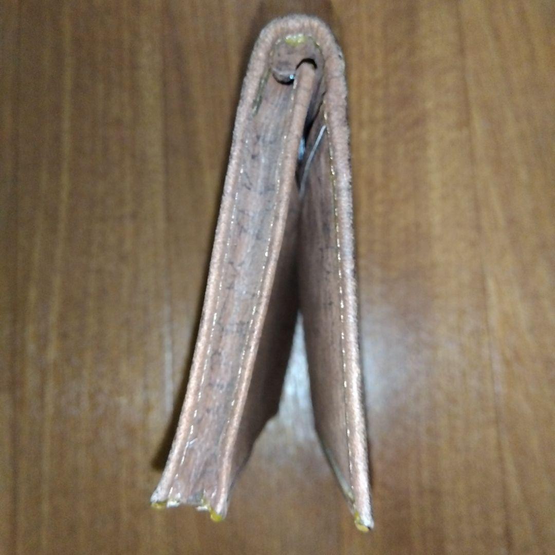 象革無双 エレファントレザー無双 長財布 ブラウンカラー 茶色 エンボスロゴ付き