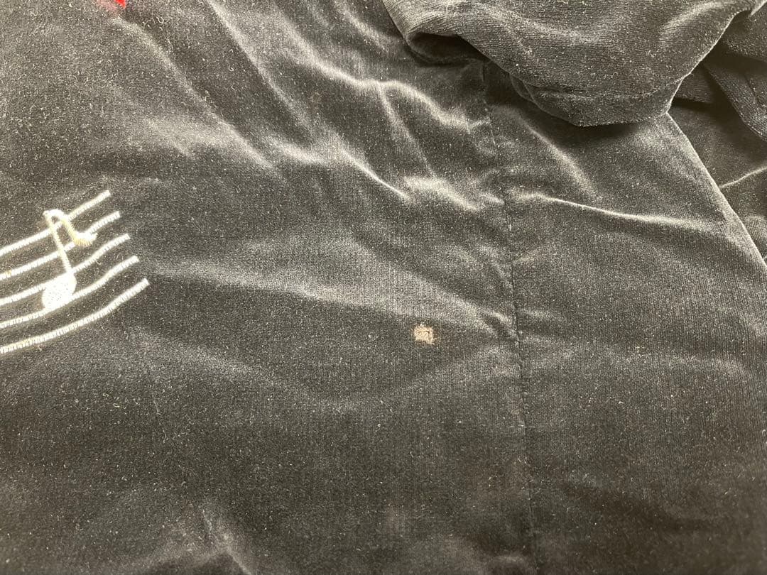 80s★ビンテージ★STRAY CATS ベロアジャケット OPTIジップ！