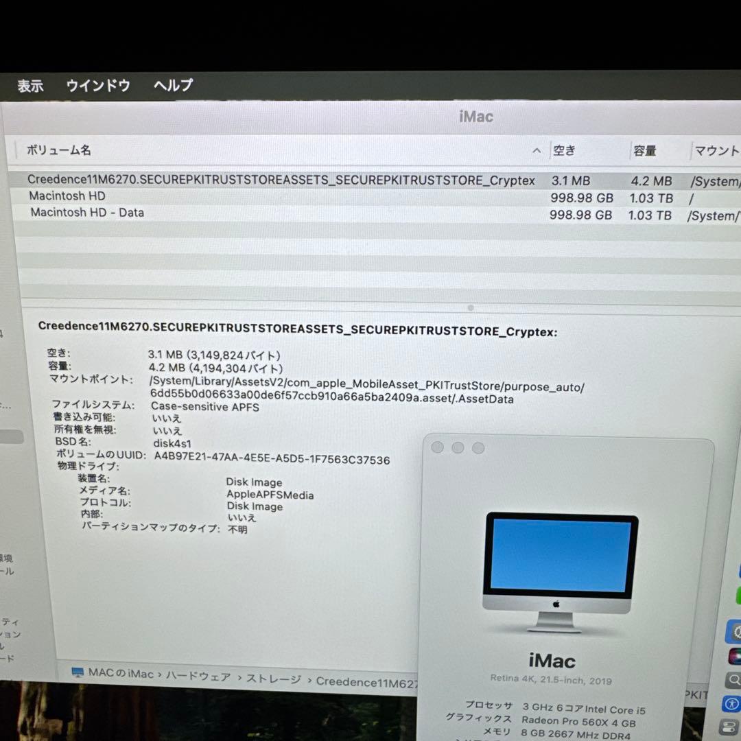 ☘️iMac 21.5 MRT42J/A 1TB 2019
