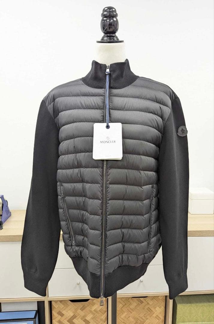 yoheiMONCLER ダウンニットジャケット　黒ラベル