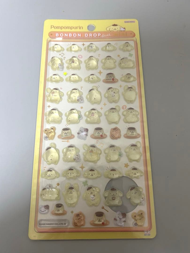 【正規品】 ボンボンドロップシール ミニ サンリオ 7点セット