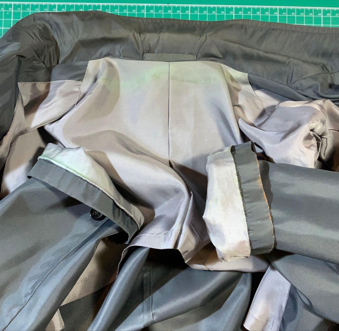 コムデギャルソン　フリル付きグレーナイロンジャケット