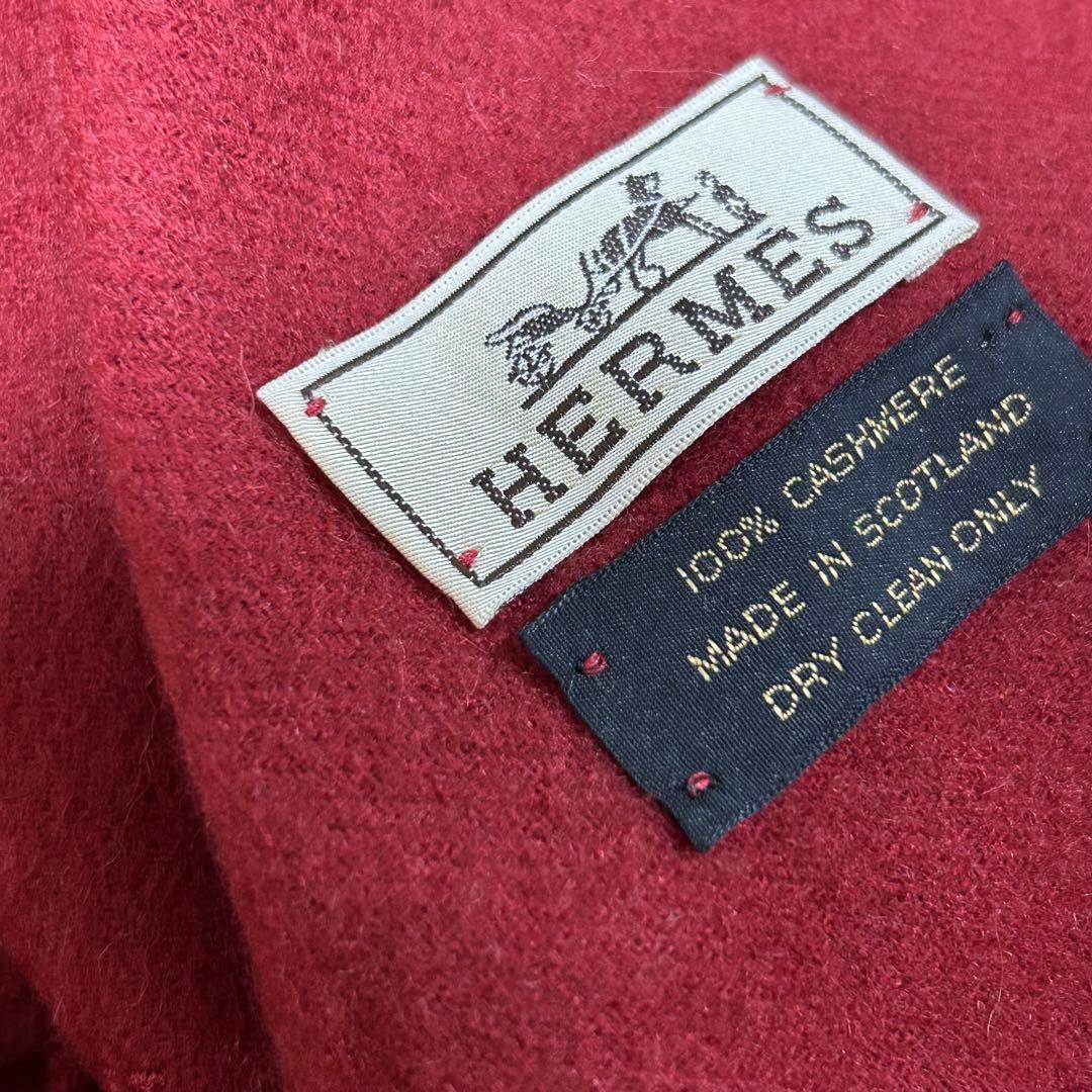 HERMES エルメス カシミヤ カシミア マフラー