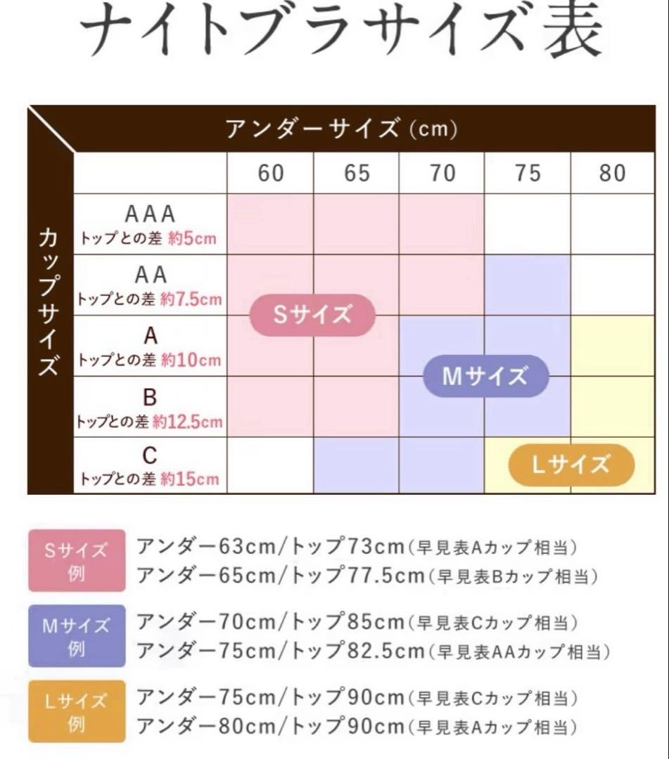2025年新色入荷★正規品✴︎新品未開封LUNAナチュラルアップ ナイトブラ ３枚
