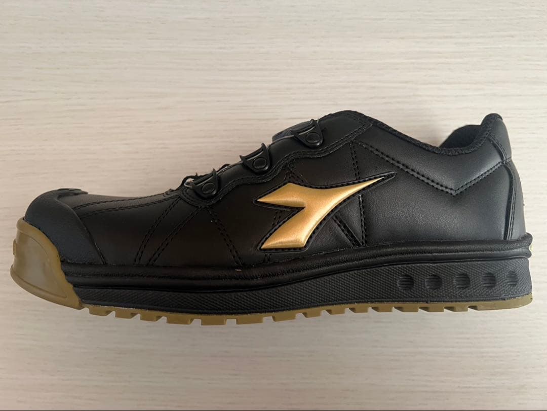 DIADORA FC-292 安全靴 26.5cm ブラック/ゴールド