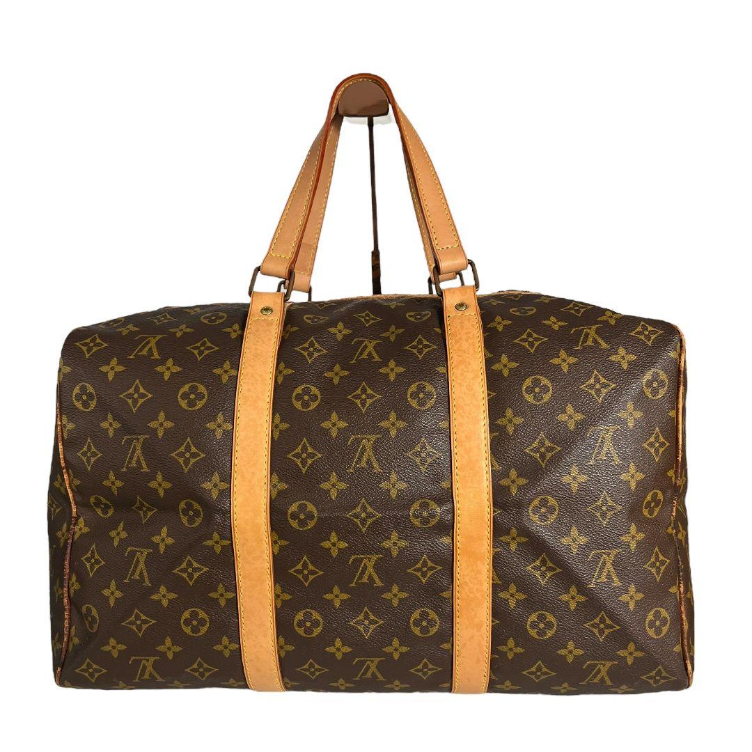 【鑑定済】ルイヴィトン　モノグラム　サックスープル45　ボストンバッグ　旅行用