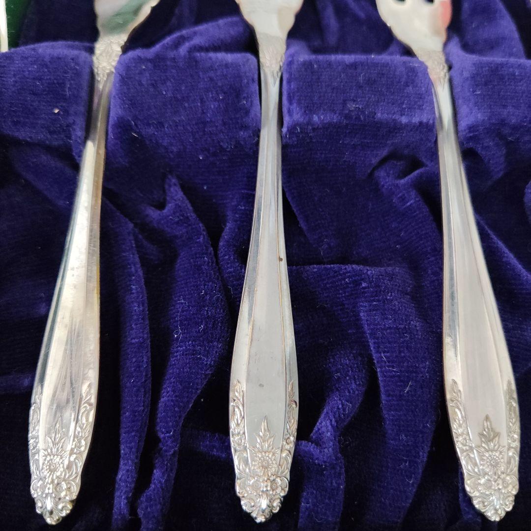 徳力　銀器　銀製　フォーク カトラリー　アンティーク雑貨　✨️限定価格✨️