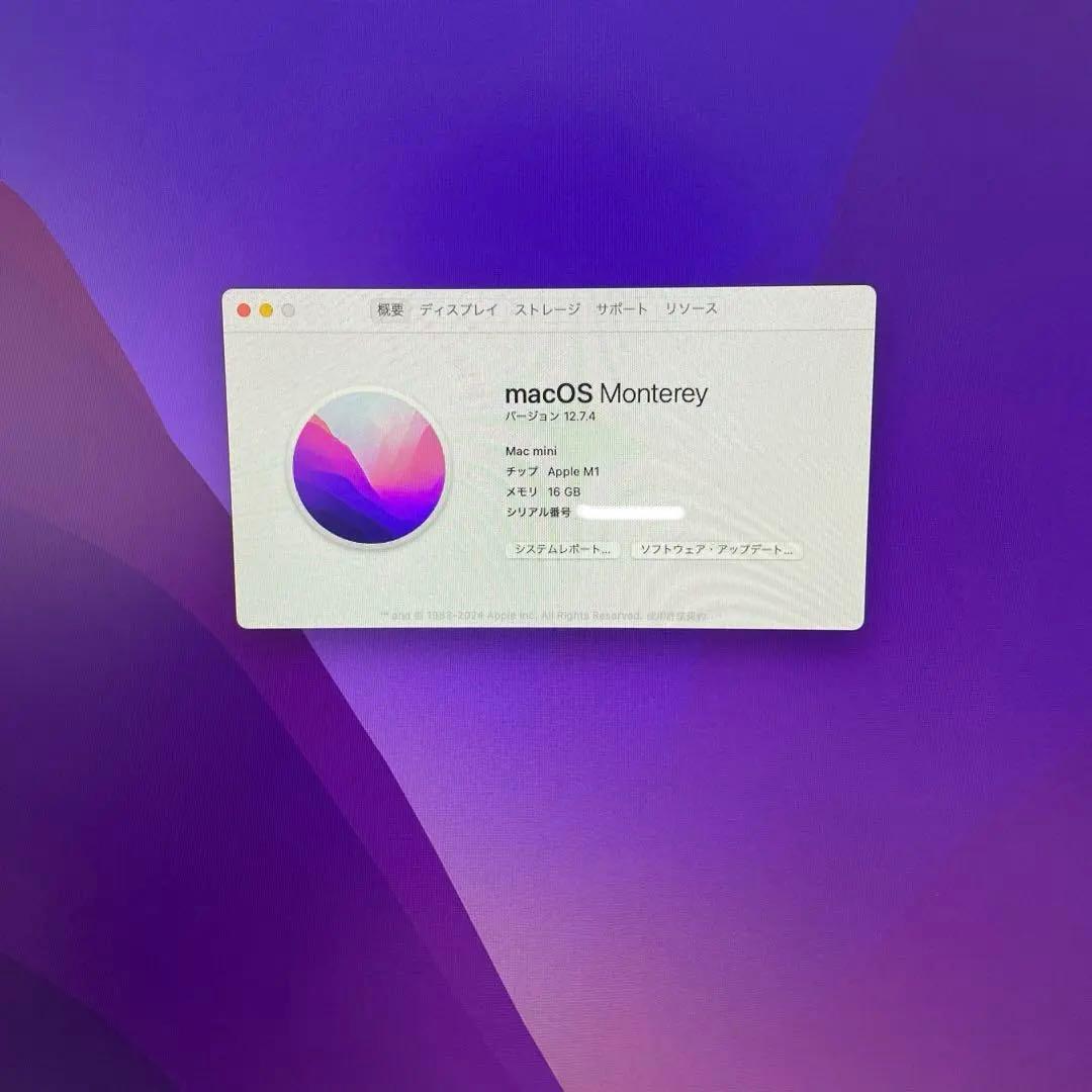 Macデスクトップ Apple Mac mini M1 (2020) 16GB 512GB