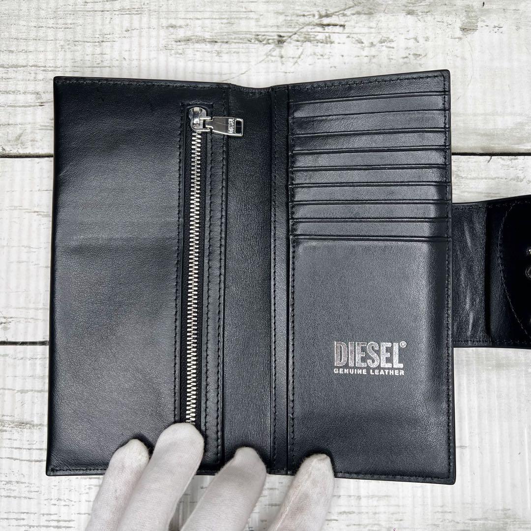 DIESEL ディーゼル レザー 長財布 美品