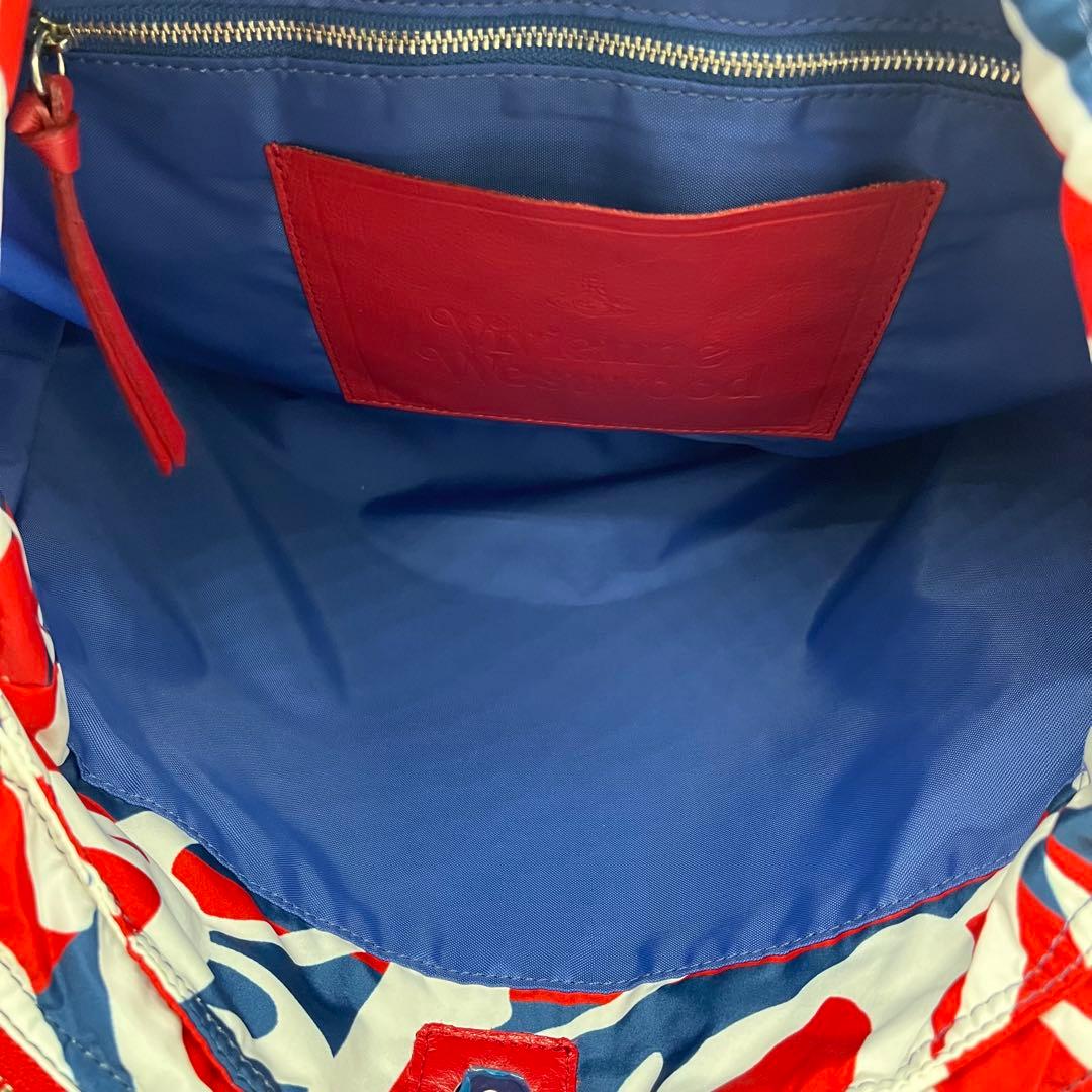 美品 ヴィヴィアンウエストウッド ボストン トリコロール A4 大容量 ナイロン