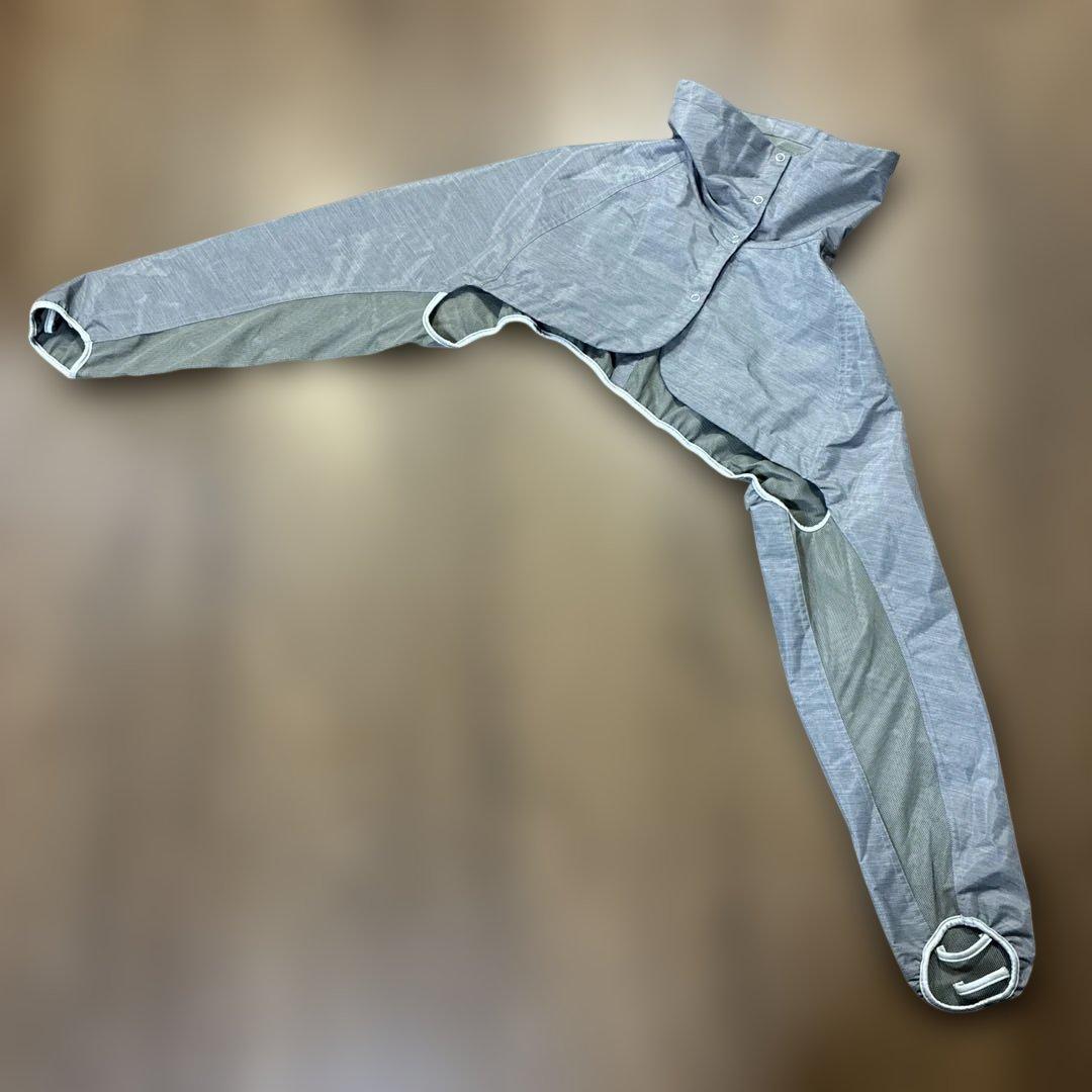 SUN BARRIER 100 ショートジャケット グレー　FREEサイズ