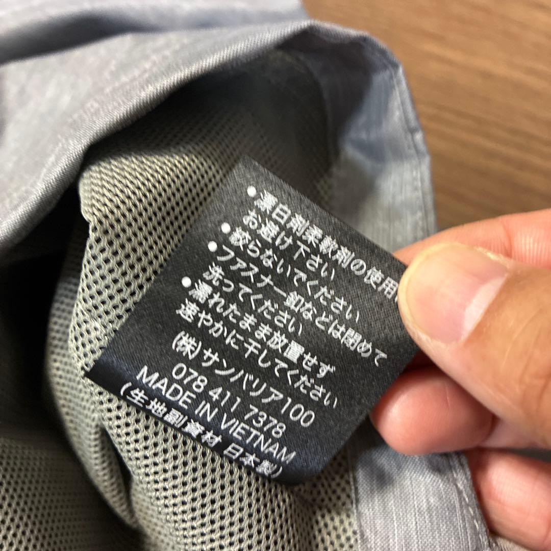 SUN BARRIER 100 ショートジャケット グレー　FREEサイズ