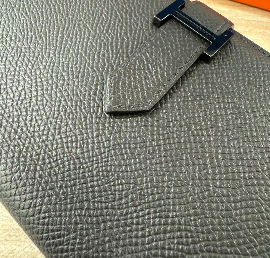 HERMES ベアンスフレ 長財布 モノクローム（ソーブラック）極美品　Z