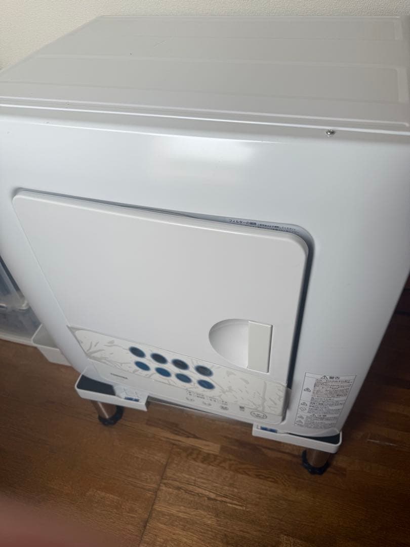 東芝 衣類乾燥機 ED-608W 2023年1月購入