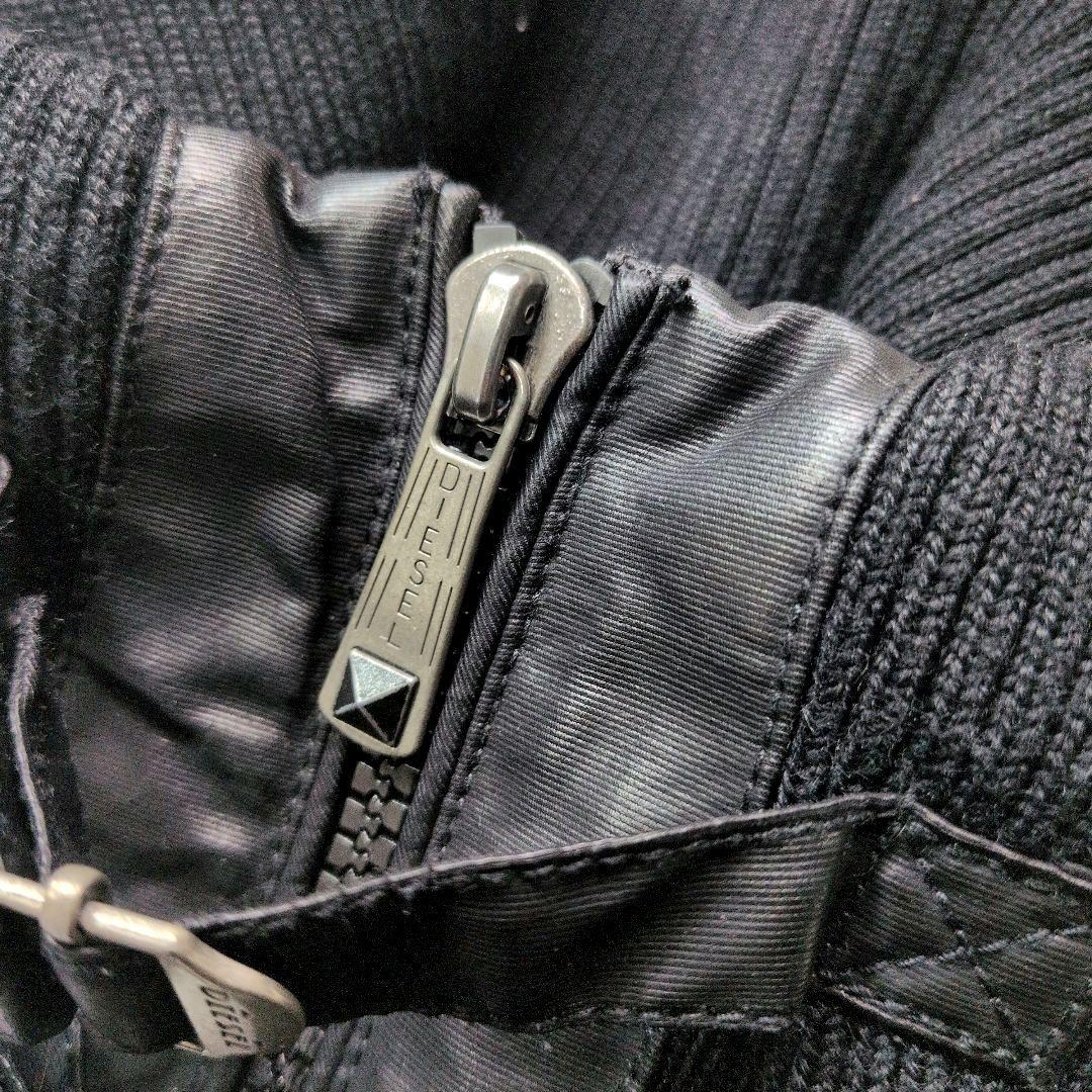 DIESEL ディーゼル ライダース コーティングジャケット ハイネック y2k