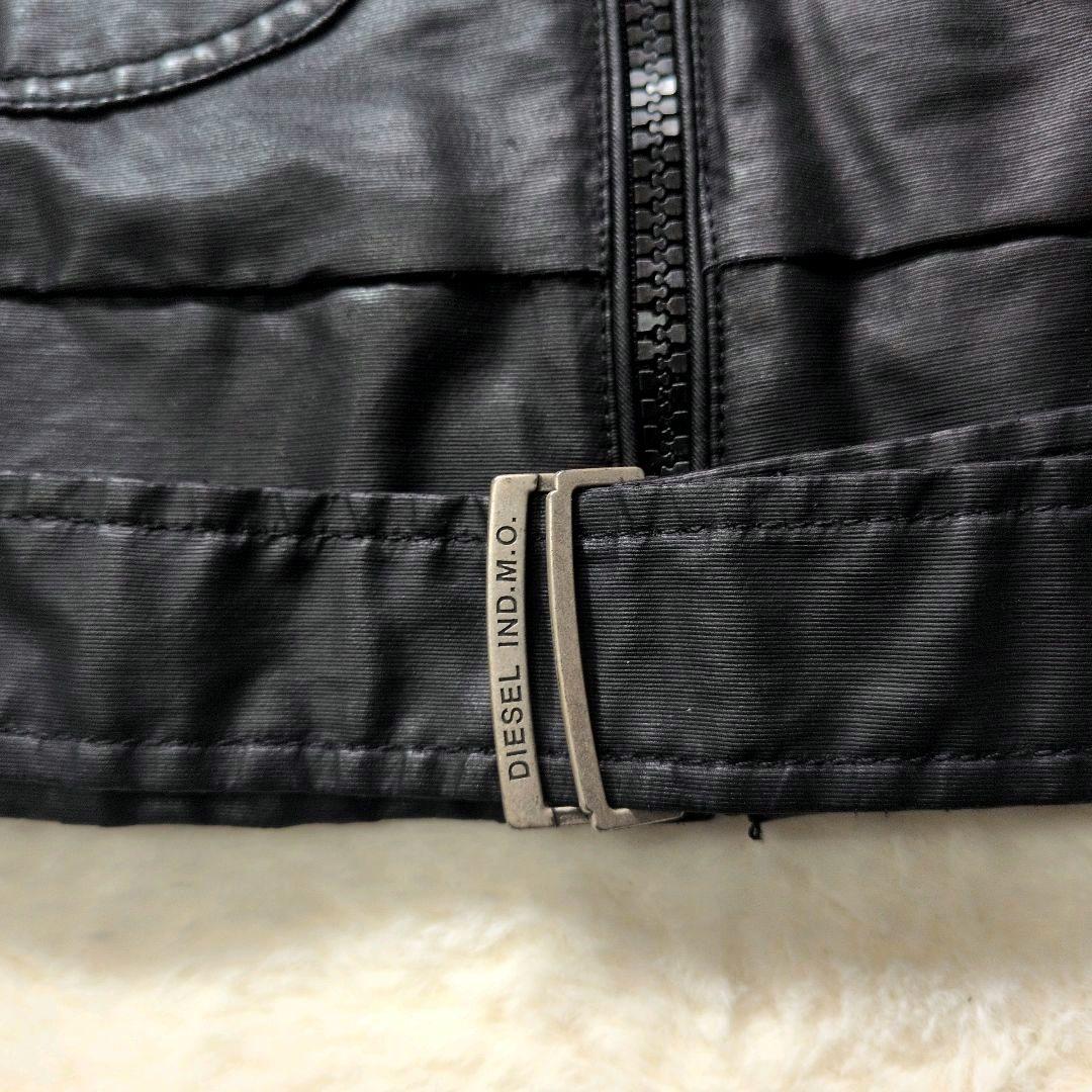 DIESEL ディーゼル ライダース コーティングジャケット ハイネック y2k