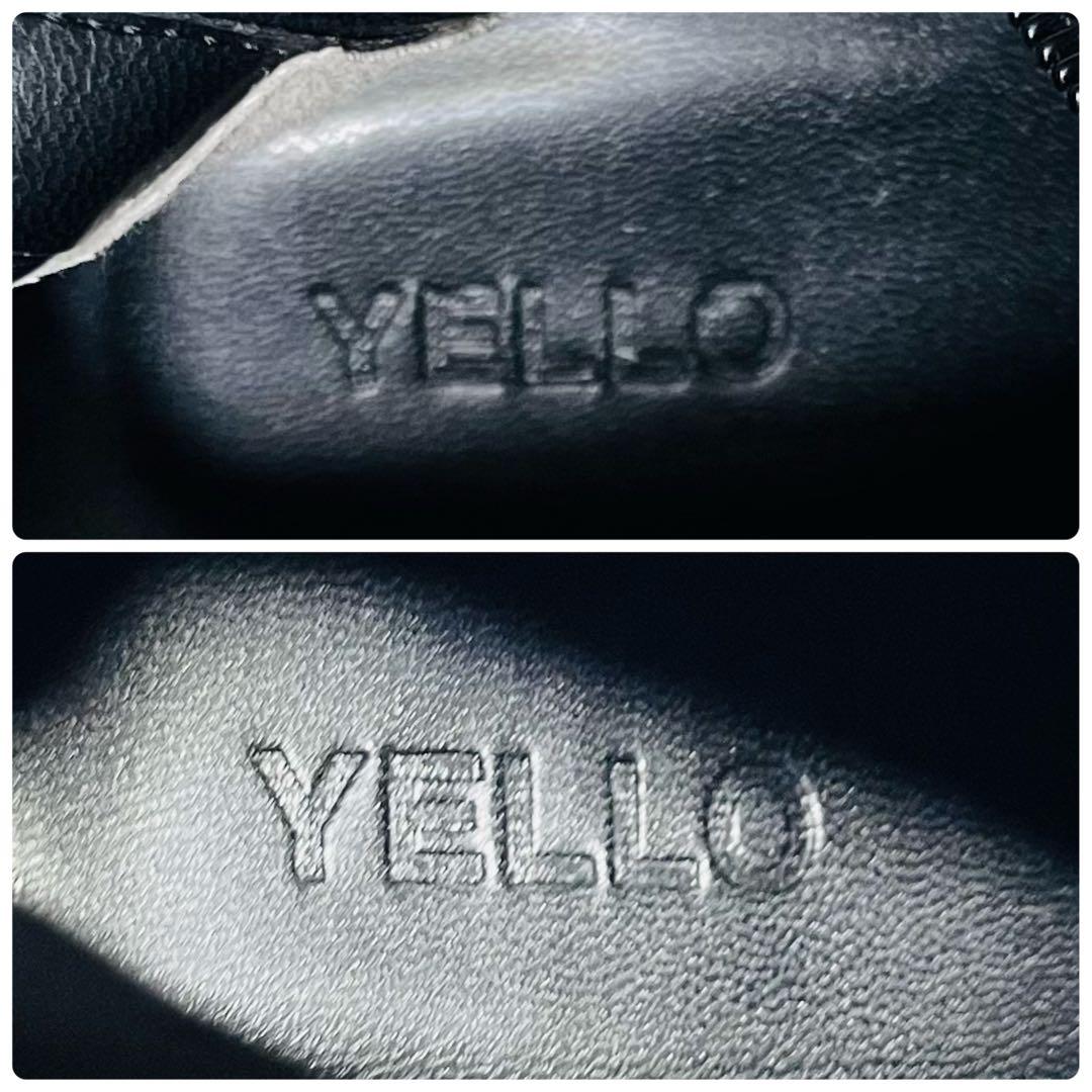 【極美品】YELLO 厚底ストレッチニーハイ ブーツS黒サイドジップ Y2K