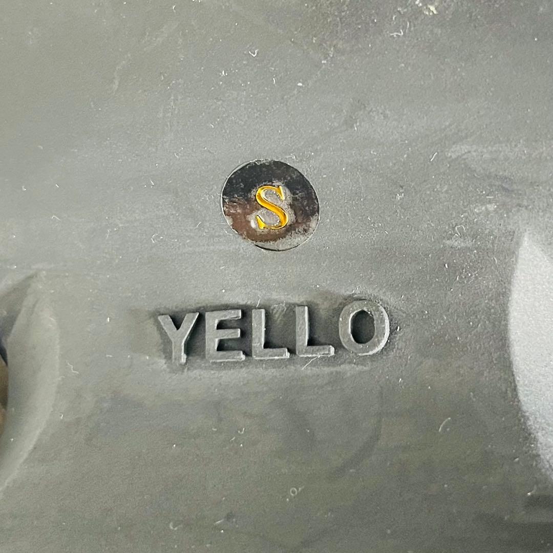 【極美品】YELLO 厚底ストレッチニーハイ ブーツS黒サイドジップ Y2K