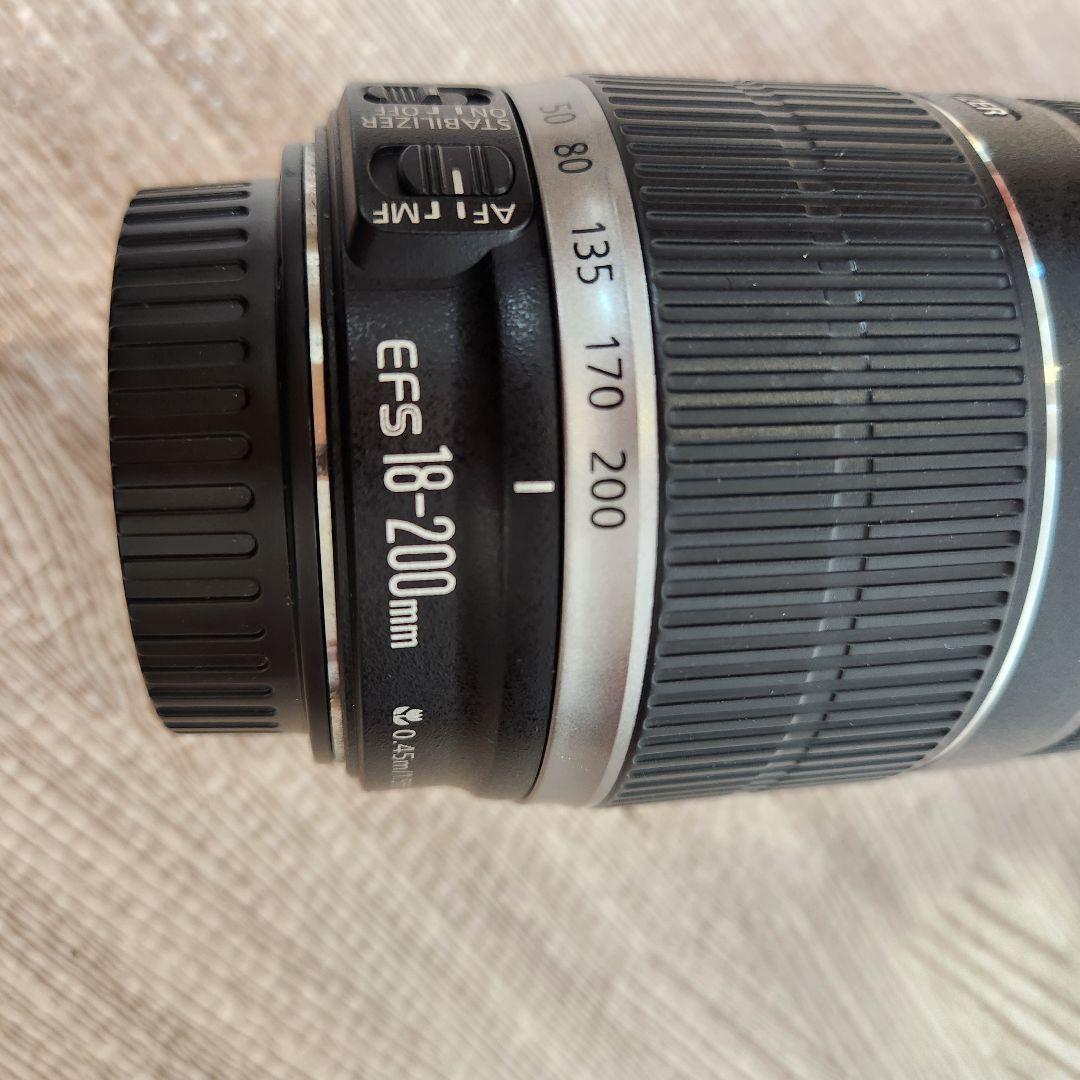 レンズ(ズーム) canon zoom ef-s 18-200mm 1:3.5-5.6 IS