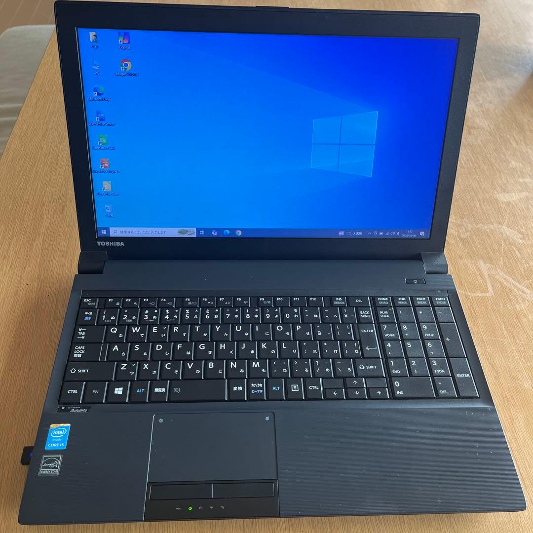 15.6型ノートPC 東芝 B554/M i5 メモリ:16GBWin10Pro
