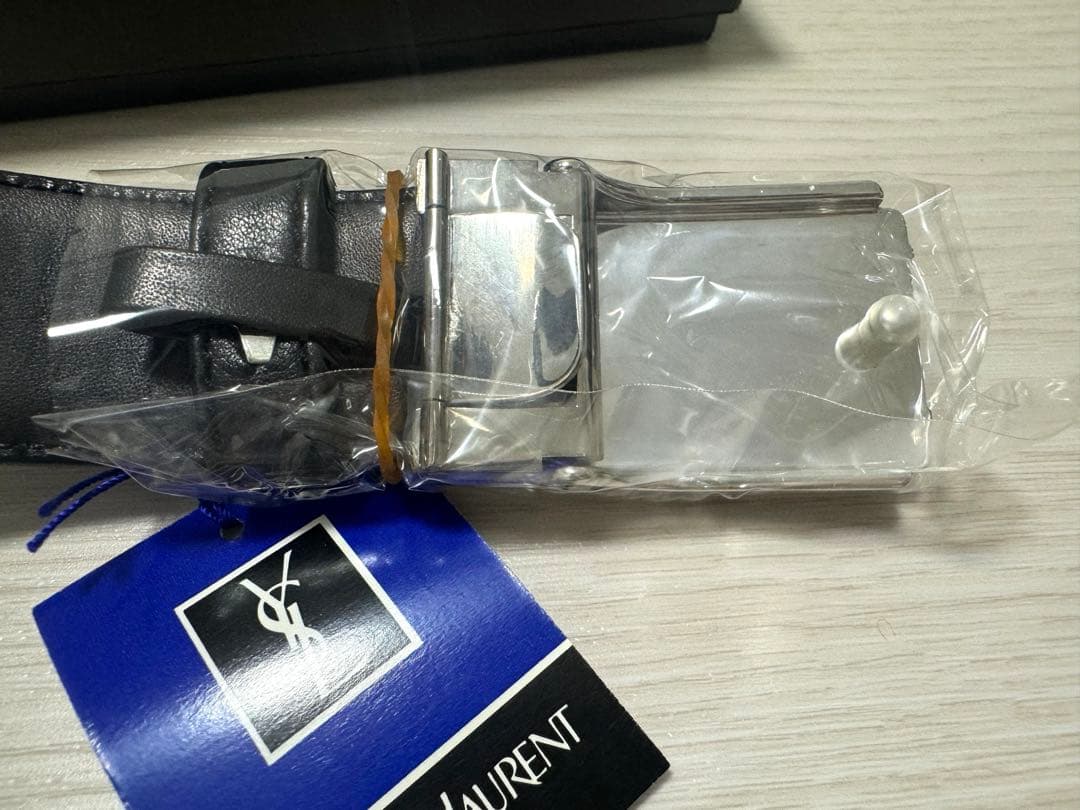 新品イヴ・サンローラン ベルト ブラック 黒 SAINT LAURENT