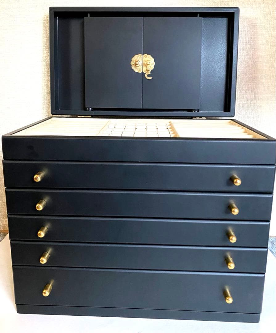 三面鏡 ジュエリーボックス 5段