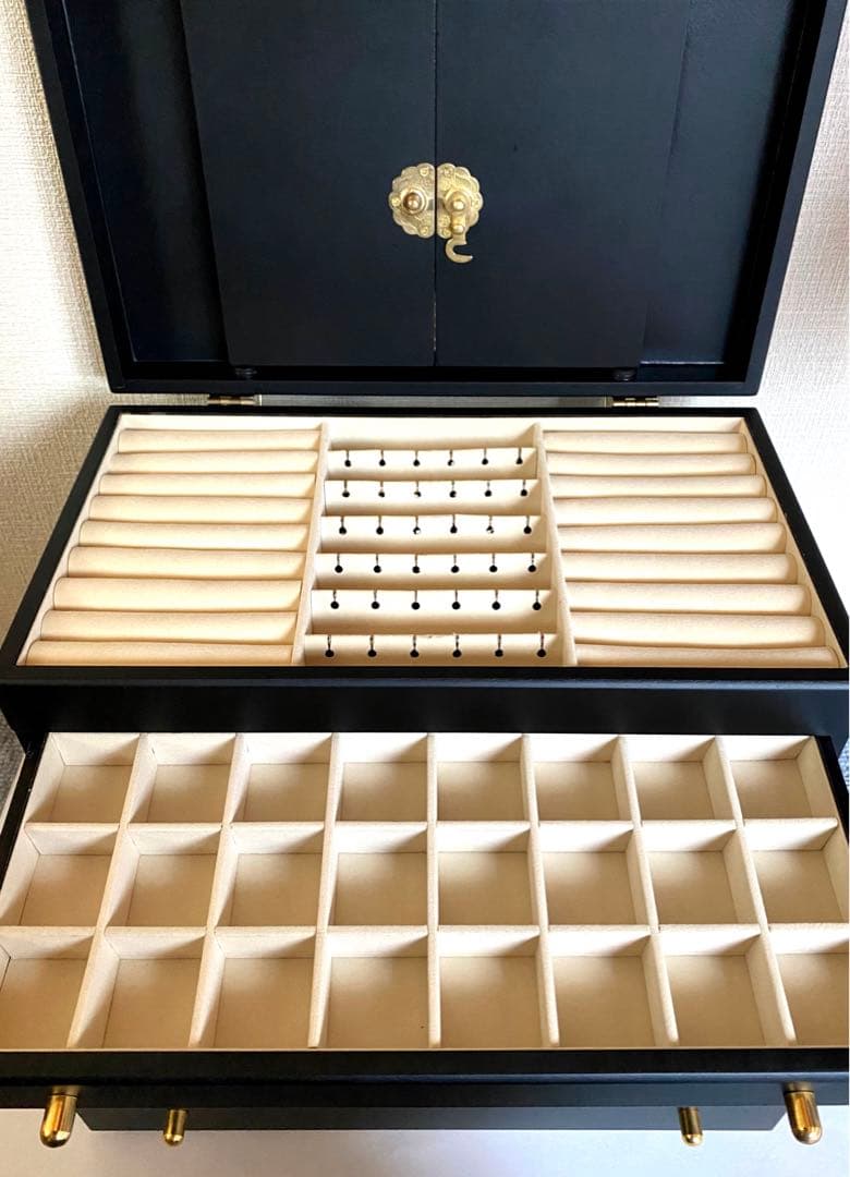 三面鏡 ジュエリーボックス 5段