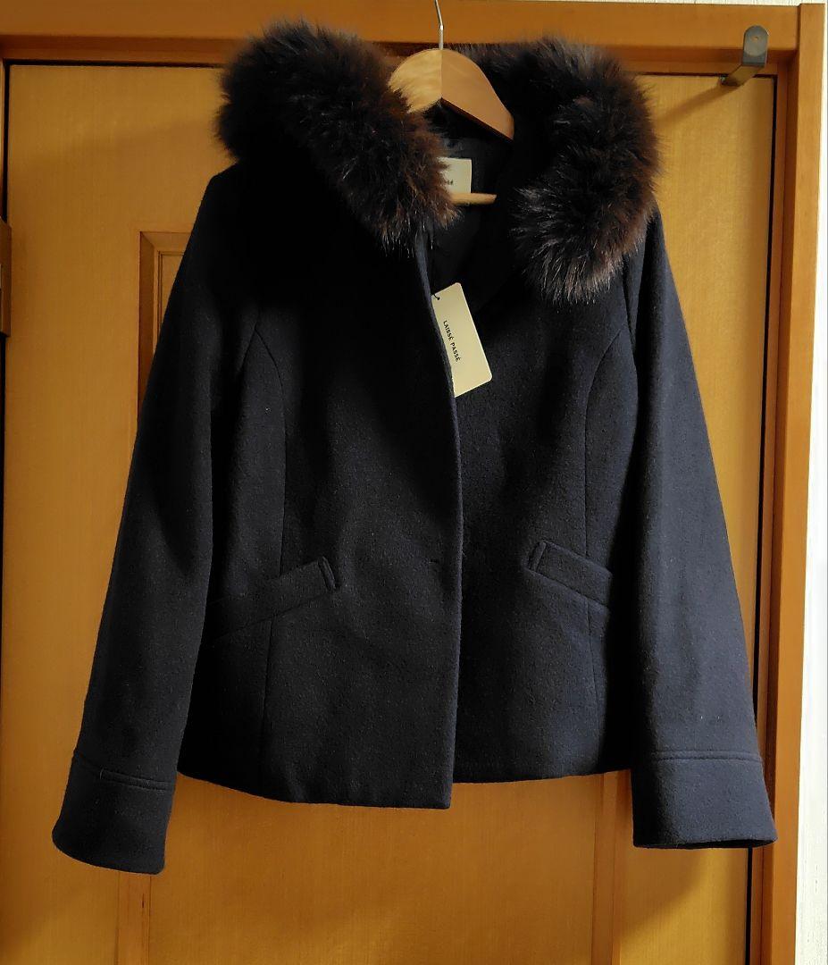 新品レッセパッセ♡フードファーショートコート