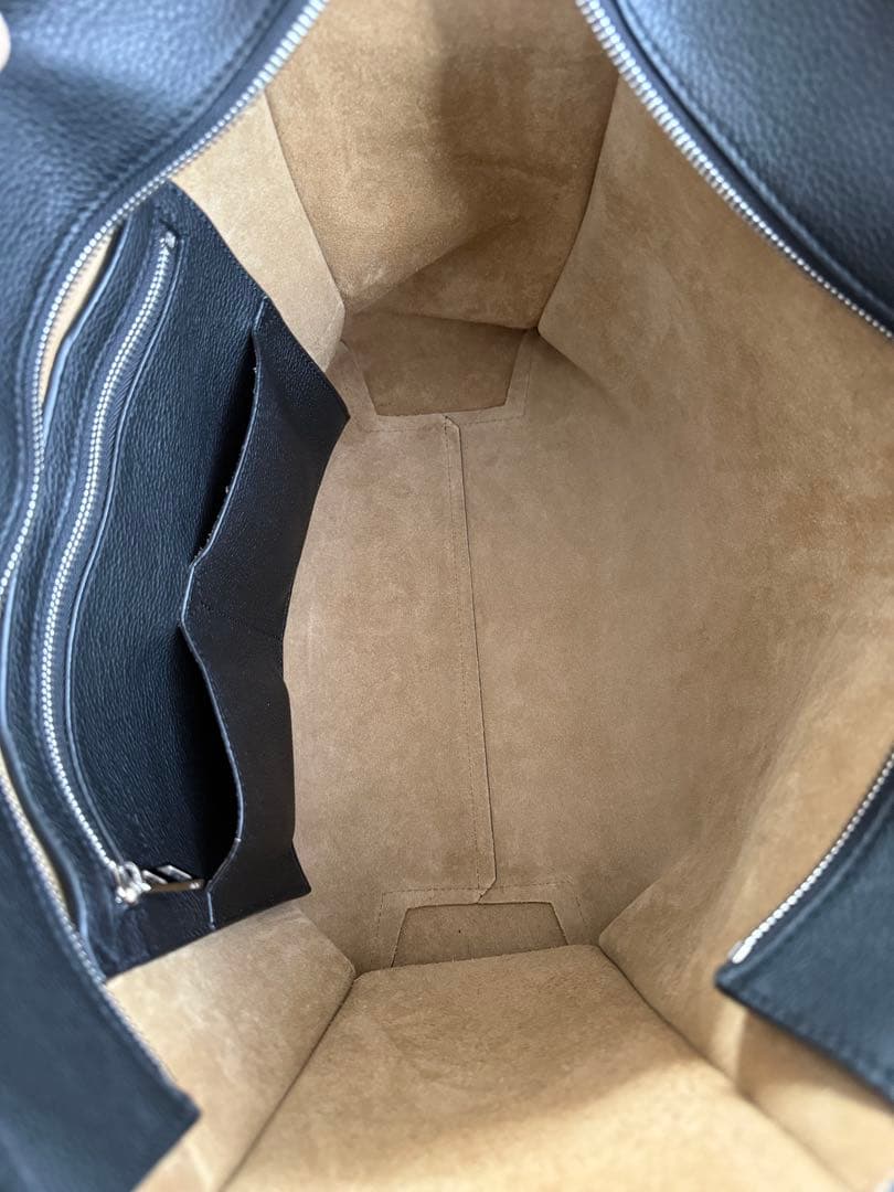 はるな様 【美品】ロエベ　バックルジッパートート 黒