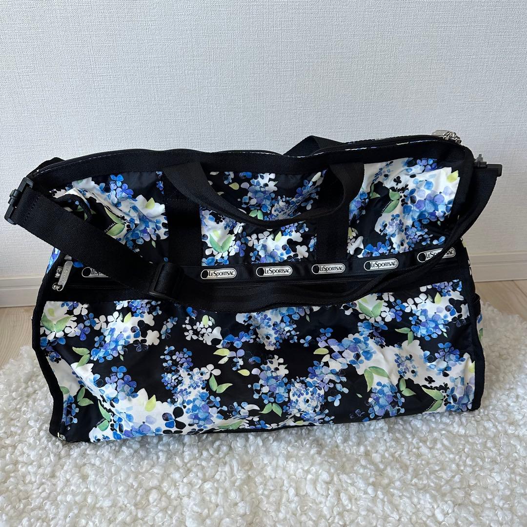 LeSportsac レスポートサック ボストンバッグ L ラージ ブラック