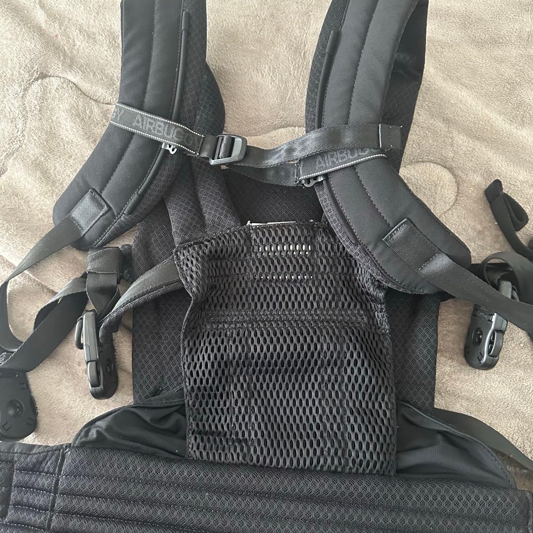 エアバギー　抱っこ紐　ジェットブラック