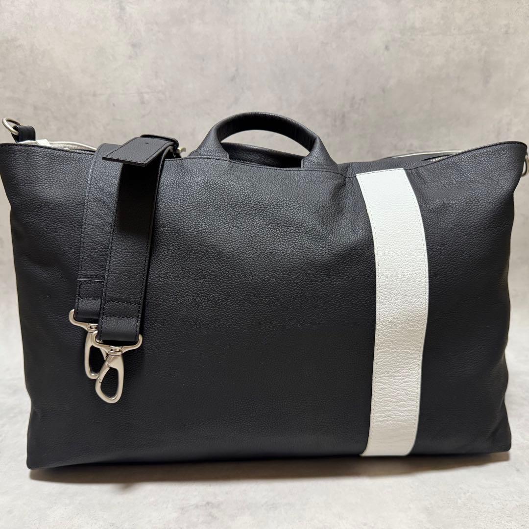 希少 未使用級 カワカワ kawa-kawa ボストンバッグ 2way 大容量