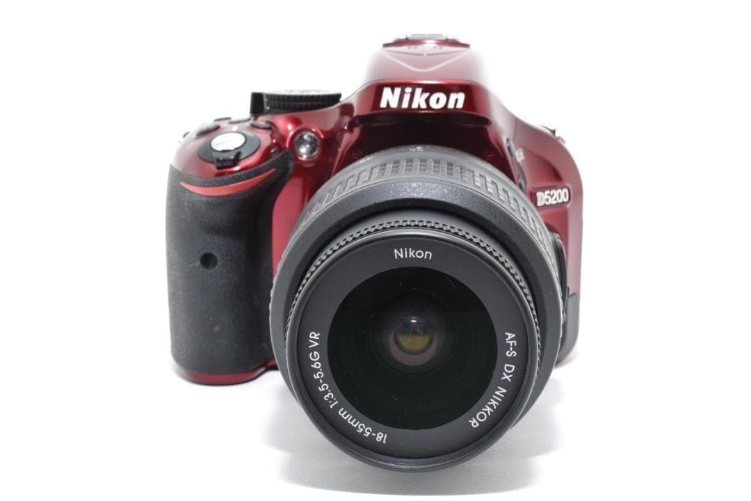 Nikon ニコン D5200 レンズキット レッド デジタル一眼レフカメラ