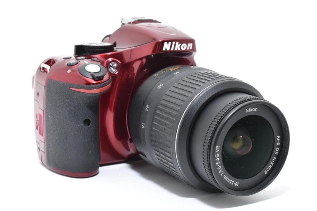 Nikon ニコン D5200 レンズキット レッド デジタル一眼レフカメラ