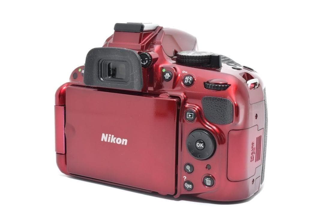 Nikon ニコン D5200 レンズキット レッド デジタル一眼レフカメラ