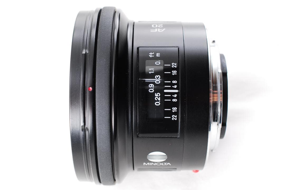 MINOLTA AF 20mm F/2.8 レンズ