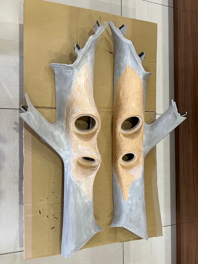 エルグランドE52　ツィーター　スコーカー　取付用　Aピラー　加工品